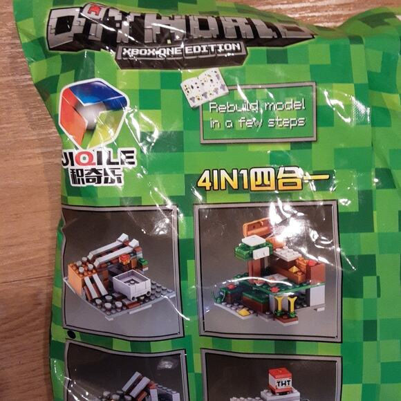DIY World Xbox One Edition Building Bricks Set TM7432 NEW SEALED Jiqile Bricks - Picture 5 of 8